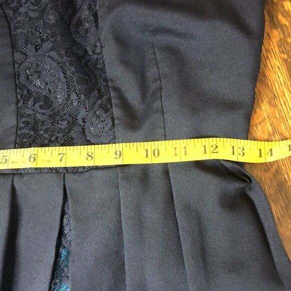 Walter by Walter Baker Black and Green Backless Dress - Picture 12 of 14